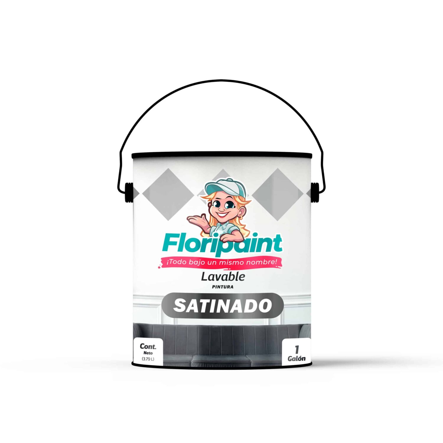 Caucho Satinado Lavable